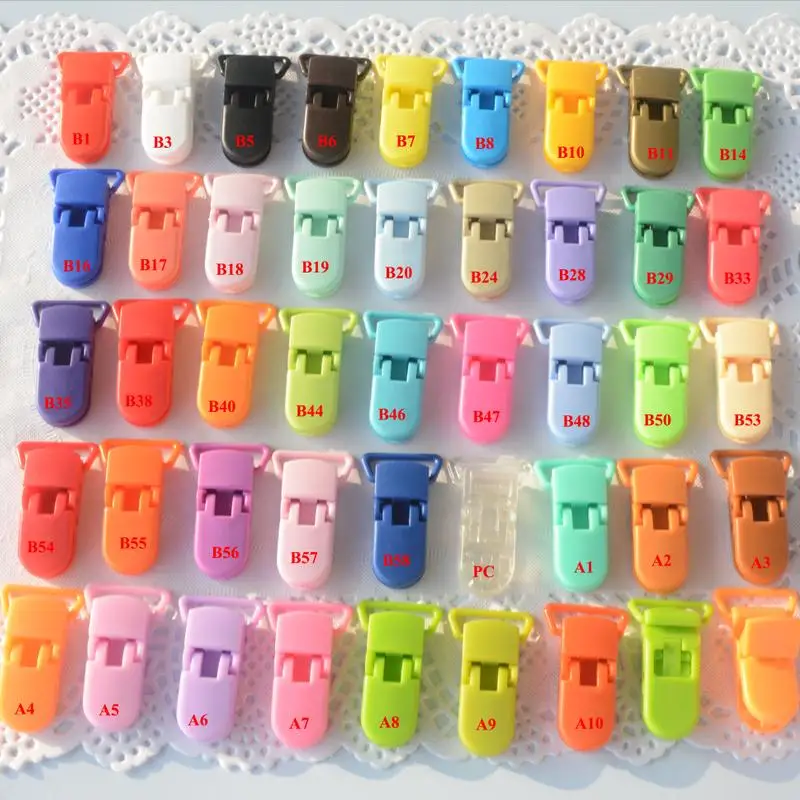 60 шт. детские пластиковые соски клип держатель пустышка мама младенческой зажимы