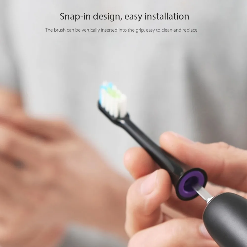 2 шт Xiaomi Soocare X3 Soocas сменная электрическая зубная щетка щетина головка зубной щетки Mijia SOOCARE X3 SOOCAS насадка для зубной щетки