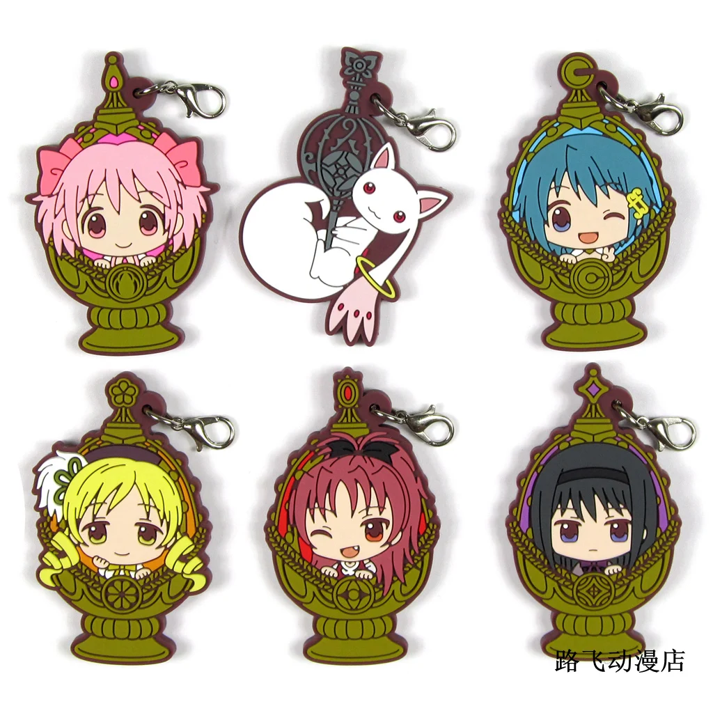 Экшн фигурка Puella Magi Madoka Magica Kaname MadokaAkemi Homura Tomoe Mami Miki Sayaka аниме модель резиновый