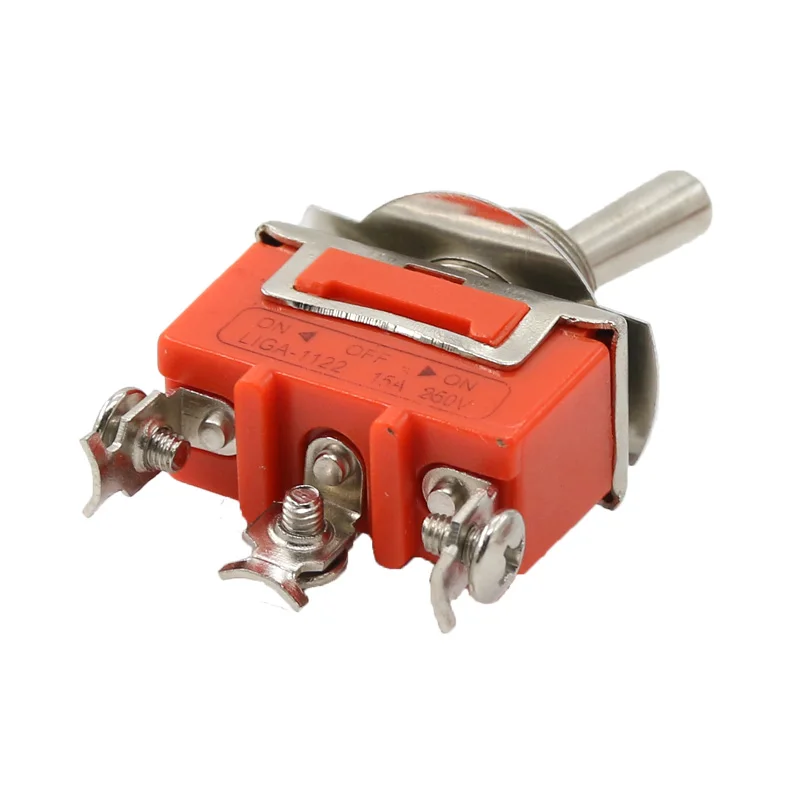 Button switch 1122 single pole single-throw 3foot 3step shaking arm toggle power 10pce | Обустройство дома