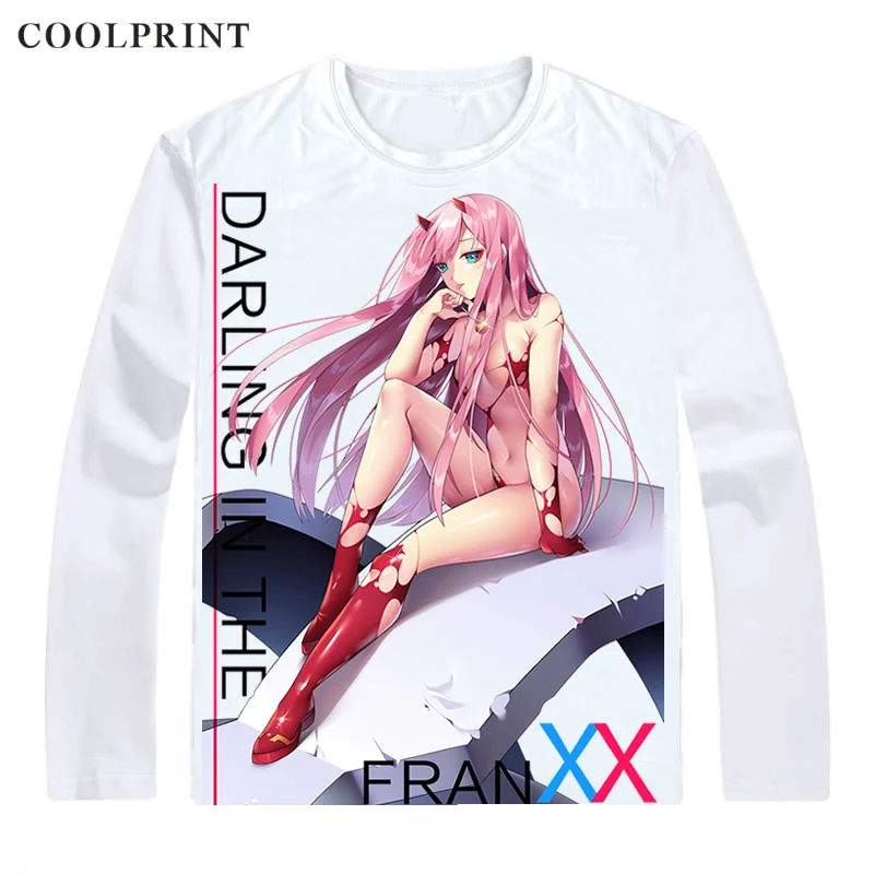 DARLING в FRANXX футболки мульти-стиль рубашка с длинными рукавами Дарин Za Furankisu DarliFra