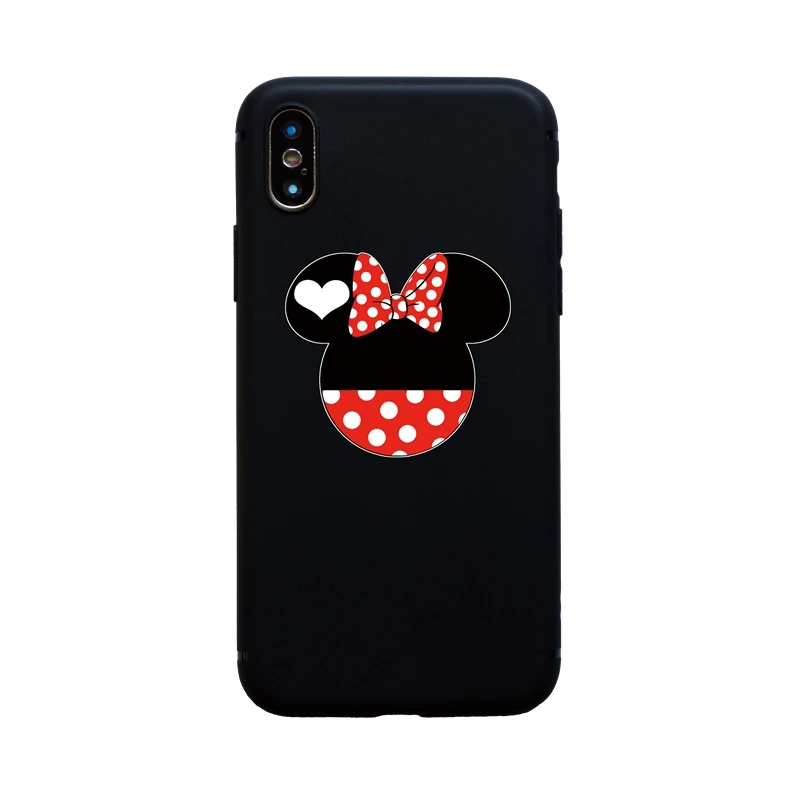 Черные чехлы для телефонов iphone X 10 2018 пара Capa ipone 6 s Capinha 7 8 Plus 5 5S SE Coque carcasa задняя