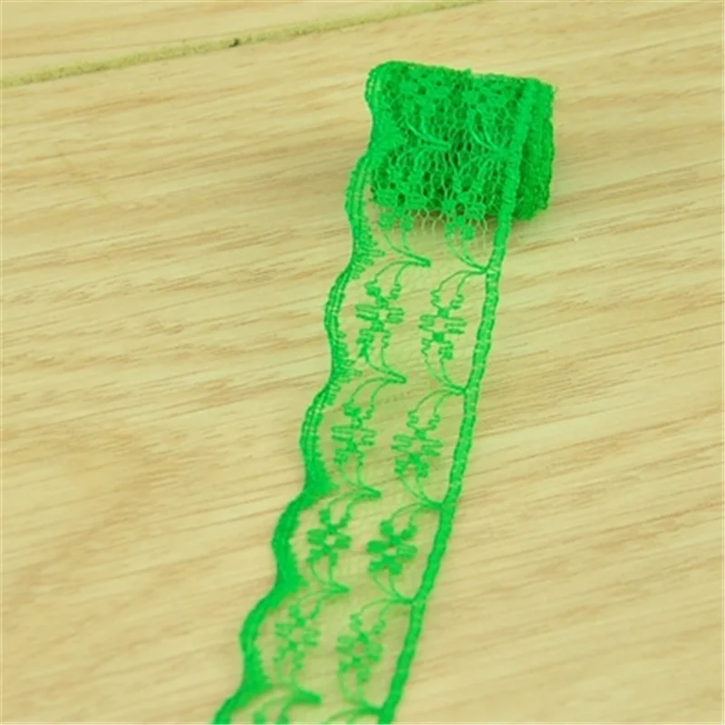 Бесплатная доставка 20 мм ширина Смешанная дешевая кружевная ткань обрезанная