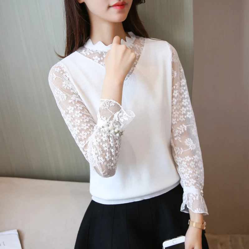 5263 для съемки новой женской одежды воротник кружевной рукав вязаный 39 1 комната №