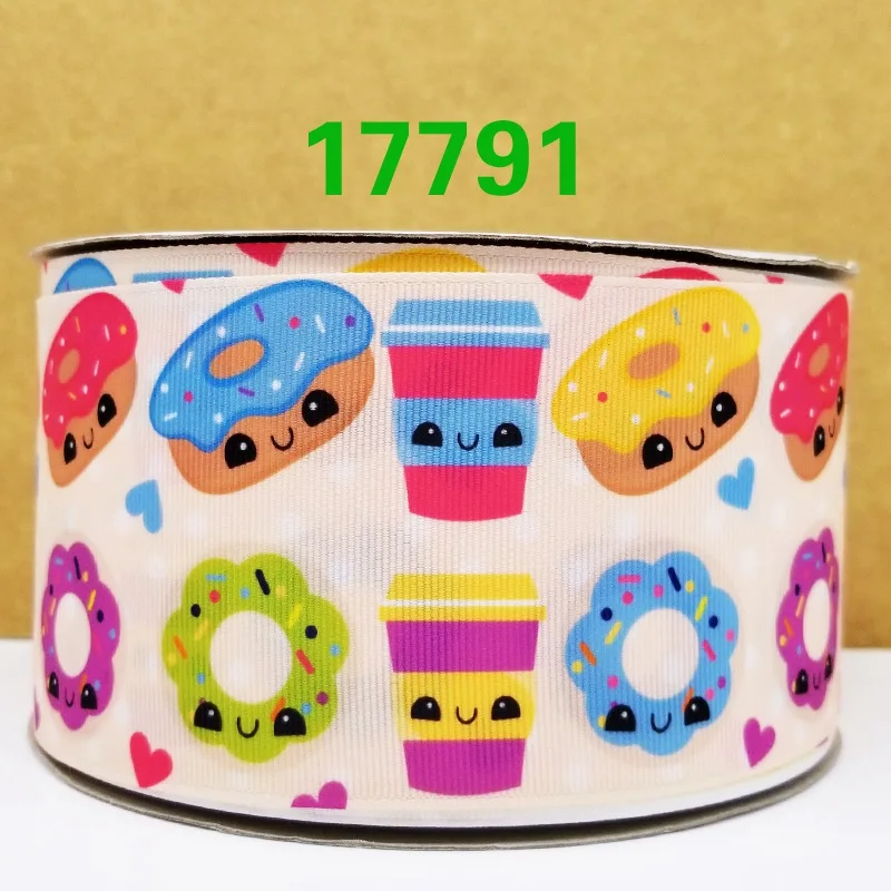 Бесплатная доставка 50 ярдов мультфильм печатных grosgrain ленты 17290 | Дом и сад