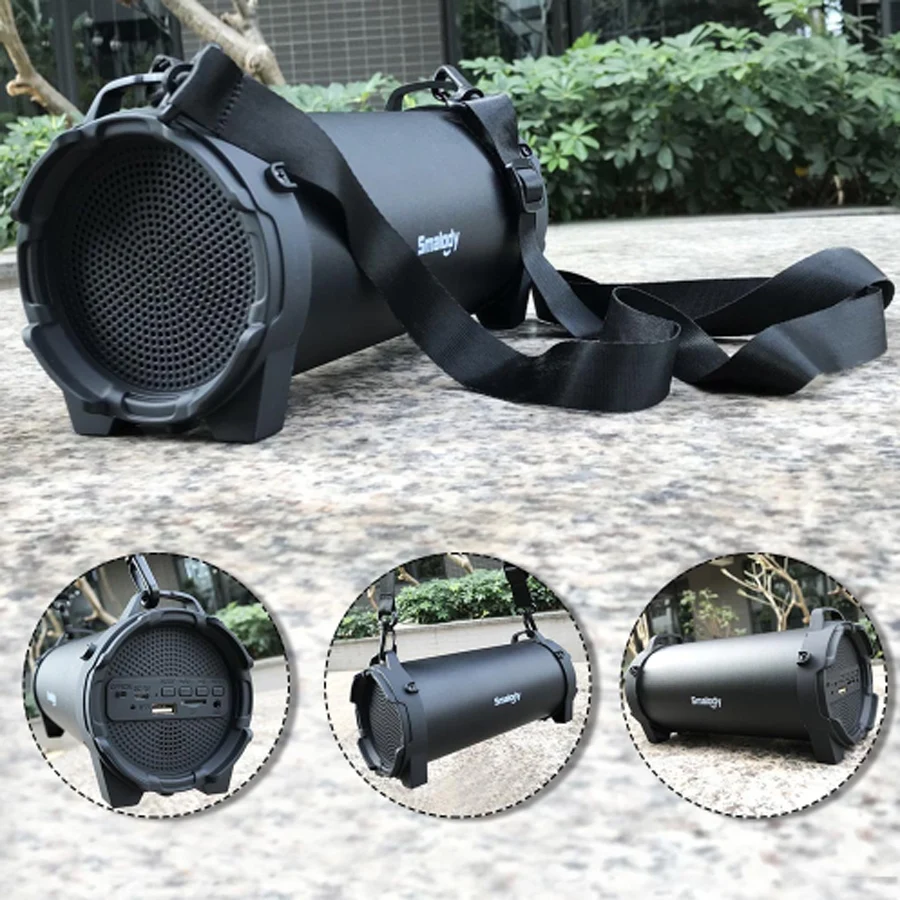 Bluetooth-Колонка Smalody портативная Bluetooth-колонка с HD звуком и басами микрофоном
