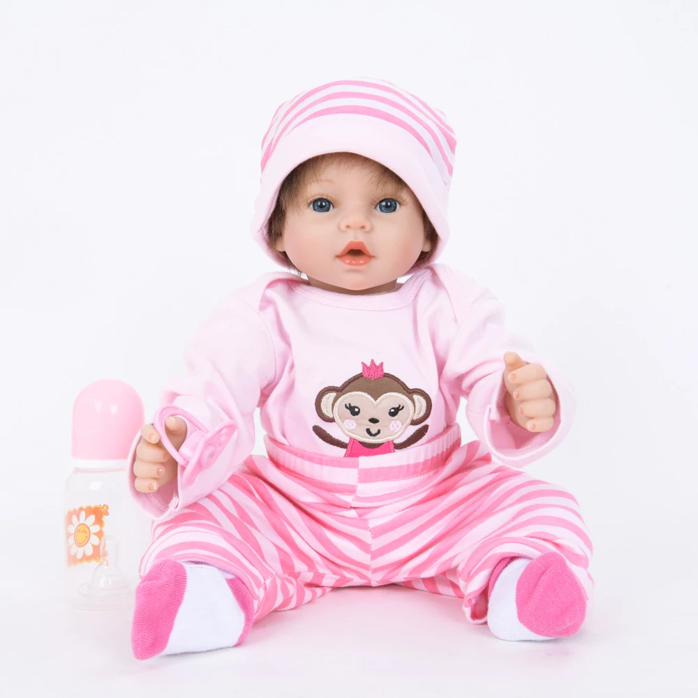 55 см тканевая кукла для новорожденных Реалистичная Детская Принцесса Bonecas Bebe Reborn