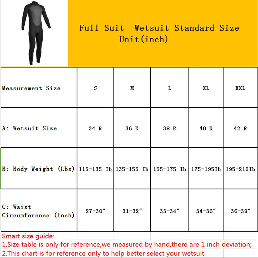 Мужские Гидрокостюмы 5 мм Неопрен полная Длина Длинные рукава слепой шить