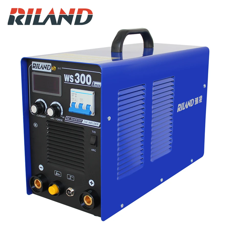 RILAND WS300A 2 в 1 дуговой/TIG IGBT инверторный дуговой Электрический сварочный аппарат 380