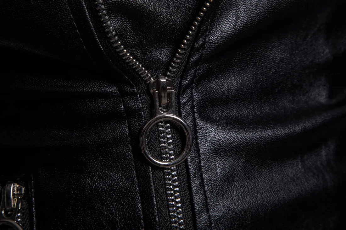 XIU LUO 5XL Masculina высокое качество классическая Панк кожаная куртка мужская диагональная молния кожаная верхняя мужская куртка Весна