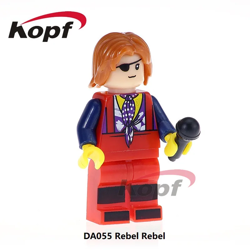DA055 20Pcs No Box 20 шт. DA052 Супер Герои Зигги Звездная Пыль Давид Боуи фиксатор Thuderbolts люк клетка Кирпичи Строительные блоки модель, подарок для детей игрушки - Цвет: DA055 20Pcs No Box