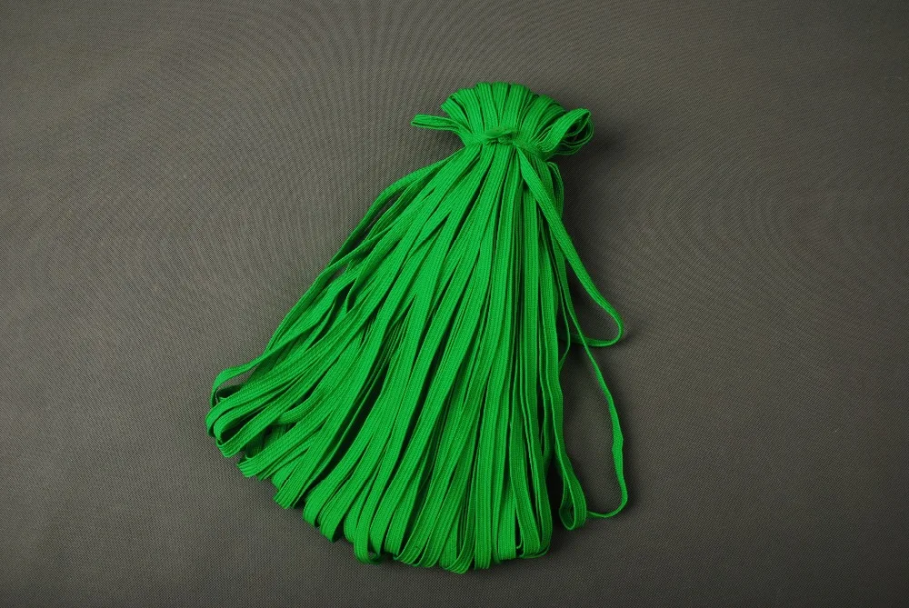 Тонкий и мягкий зеленый шнур для ножей самурая японская катана вакидзаси или