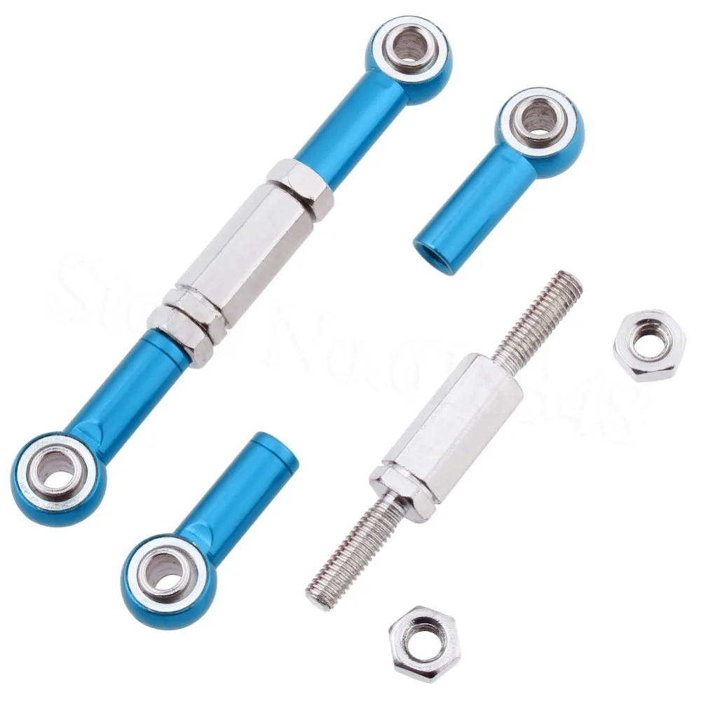 2 Pcs Alum Turnbuckle Steering Linkage For FS Racing 1/10 Desert Buggy 53625 53632 Baja RC Cars Hop-Up Parts | Игрушки и хобби