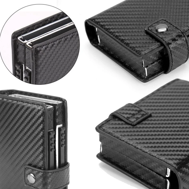 Многофункциональный мужской кошелек с Rfid-защитой мини-кошелек из искусственной