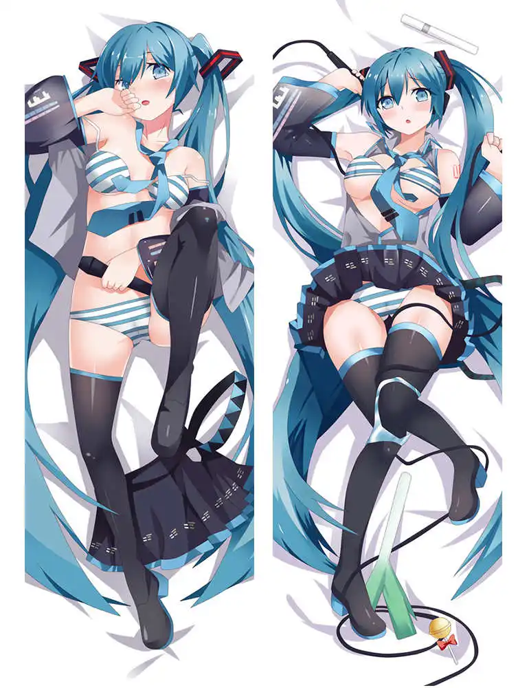 9 Обновление Криптон популярная музыка девушка Мику серия аниме персонажи VOCALOID IA& kagamine rin len наволочка для тела - Цвет: 9