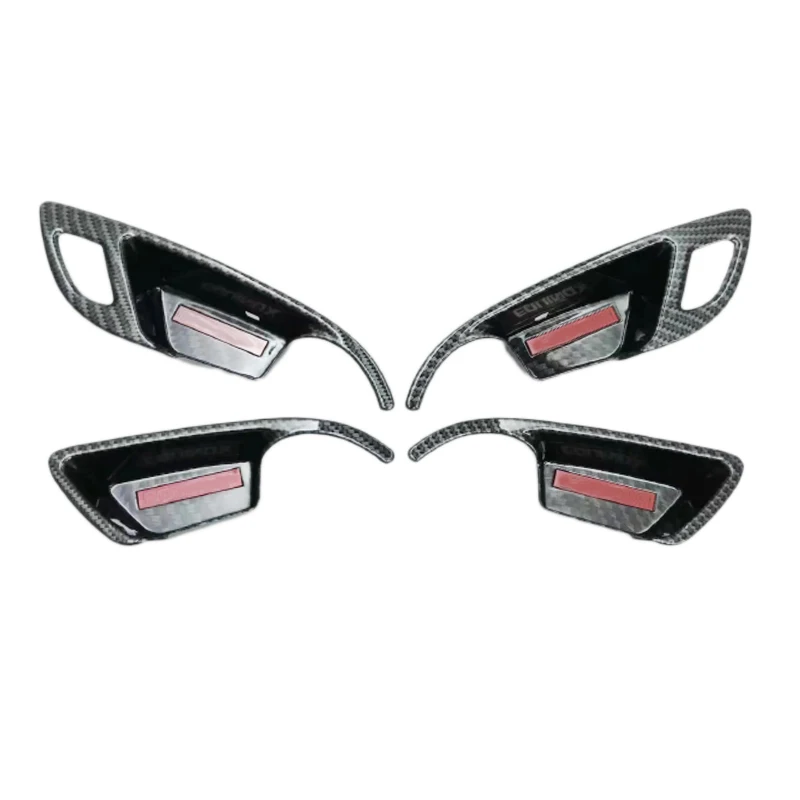 ABS углеродного волокна стиль крышка внутренней дверной ручки защита накладка