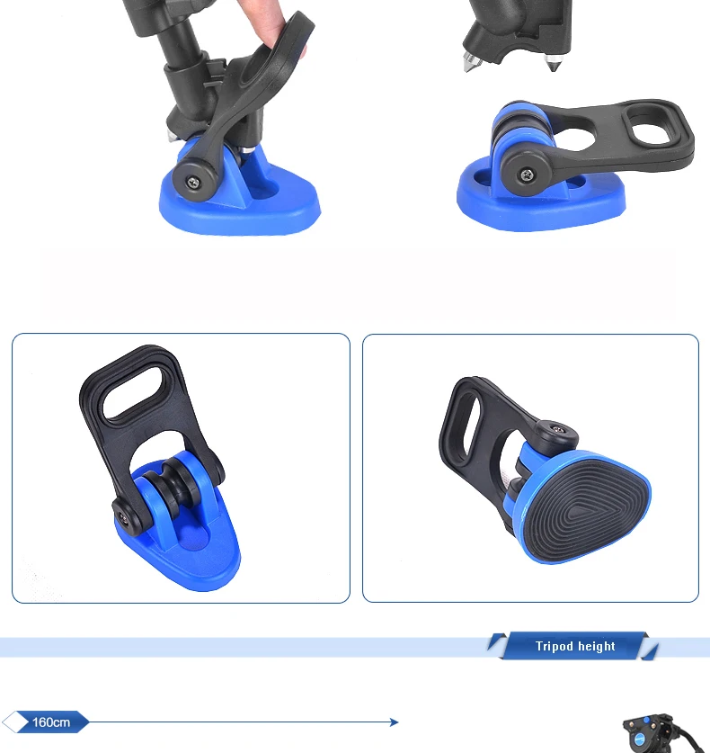 Benro BV6/BV4/BV8/BV10 серия штатив для камеры Регулируемый демпфирующий гидравлический PTZ фотография Профессиональный штатив