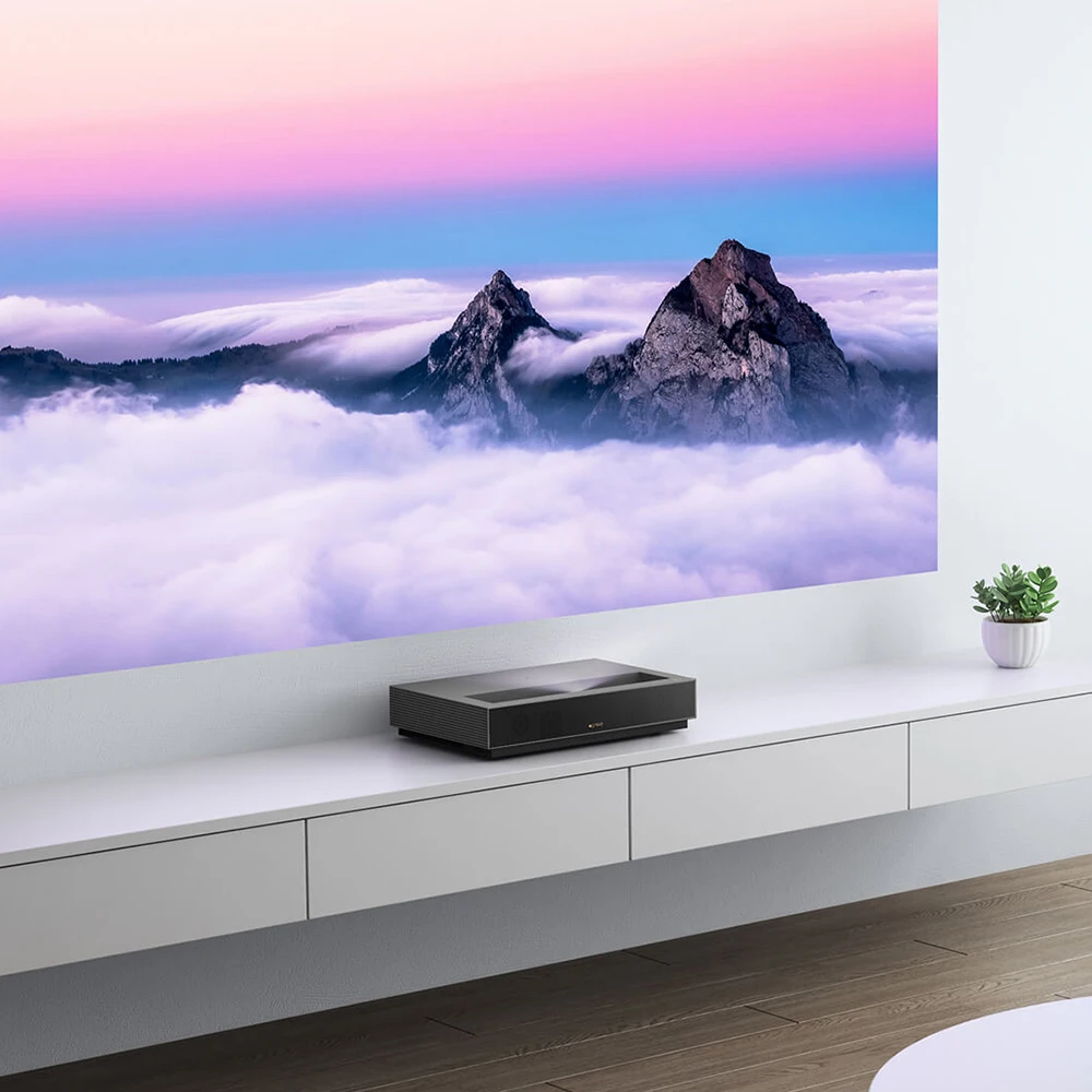 Xiaomi fengmi 4K лазерный проектор ТВ домашний кинотеатр ALPD 3,0 лазерный проектор 1700Ansi люмен 3D проектор 4k 3840x2160 dpi видео