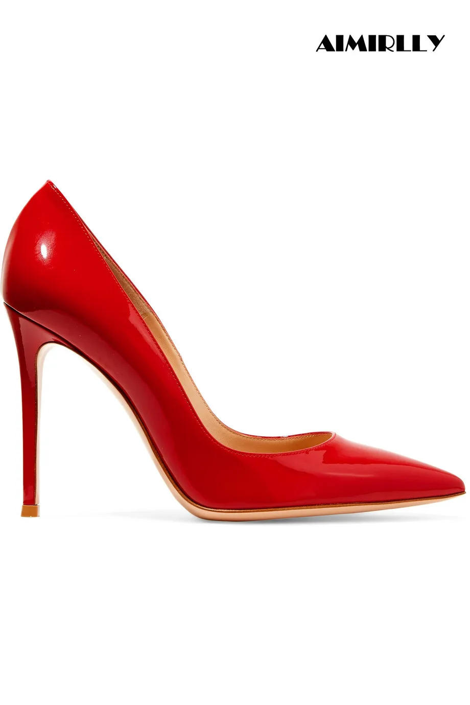 2018 женские летние элегантные туфли на высоком каблуке Острый носок Туфли-лодочки