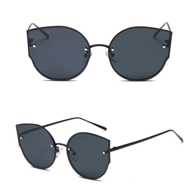 Модные женские солнцезащитные очки кошачий глаз дизайнерские винтажные