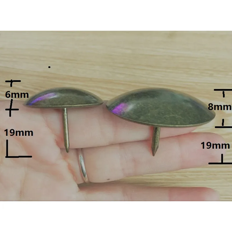 Винтажные бронзовые железные декоративные гвозди для мебели 20 шт. | Обустройство