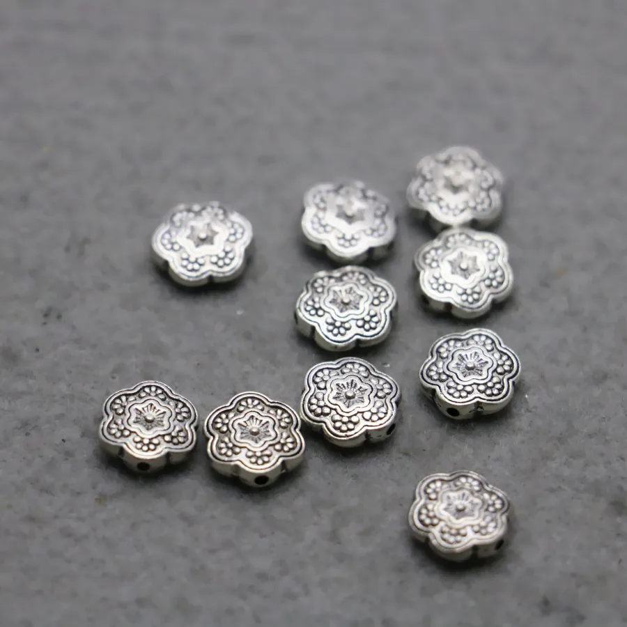 Фурнитура для изготовления ювелирных изделий цветы металлические детали 5 шт. |