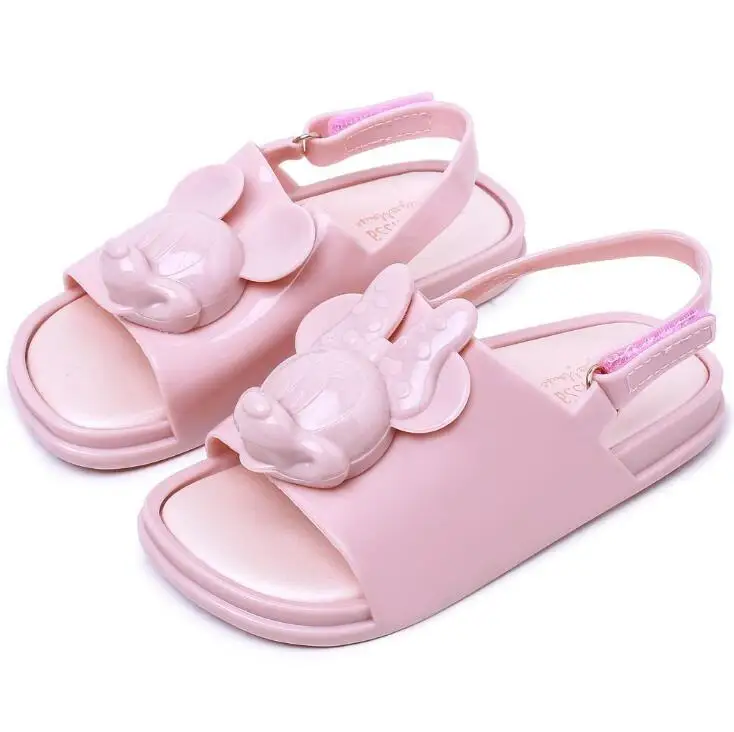 Melissa Mini мышь и ботинок Aranha сандалии Босоножки стильные для девочек мягкие Melflex Hook