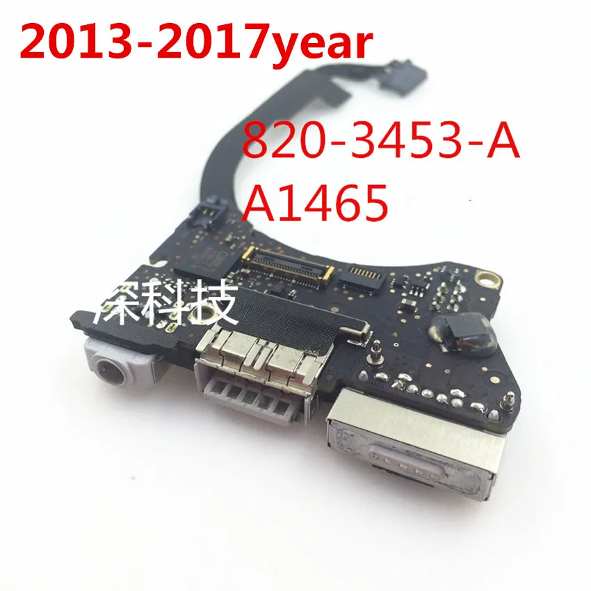 Плата питания A1465 для Air 11 6 &quotA1465 I/O USB аудиоплата разъем постоянного тока 2013 2014 год