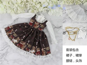 3 Платье в стиле «лолита» для BJD куклы 1/3 1/4 1/6 Bjd платье bjd кукла аксессуары - Цвет: 3