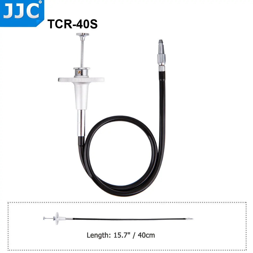 TCR-40S JJC 700 см механическая блокировка Камера Спусковое устройство затвора кабель Дистанционное Управление шнур с резьбой тросик с объемным замок - Цвет: TCR-40S