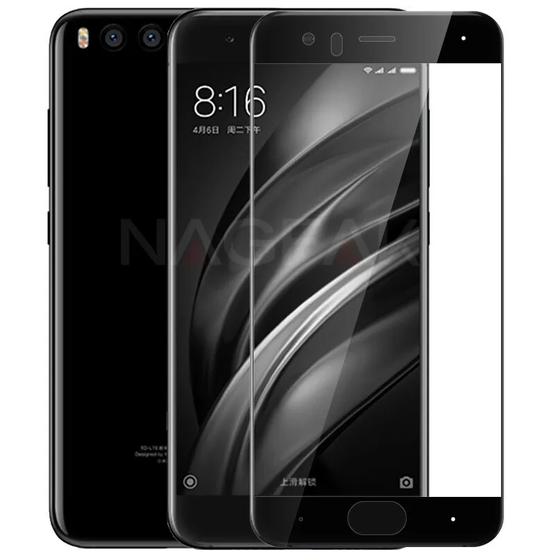 NAGFAK Защитное стекло для Xiaomi mi 5 5S 5X 5S Plus mi 6 Защитная пленка для экрана Flim 9H On для Xiaomi mi 6 mi 5 закаленное стекло