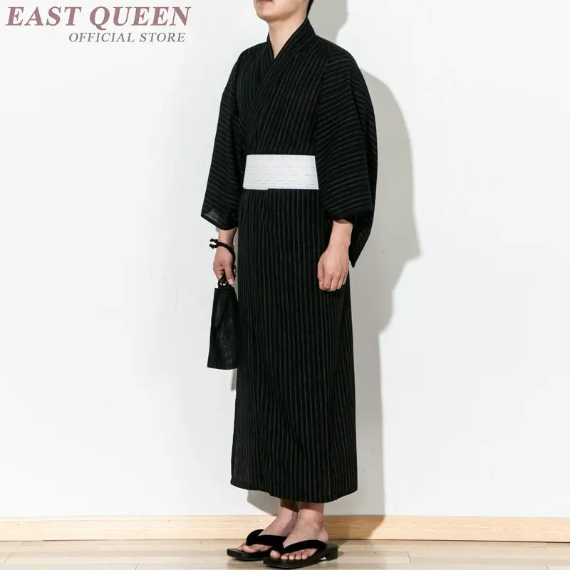 Традиционное японское кимоно одежда для мужчин yukata Мужская haori obi самурая воина