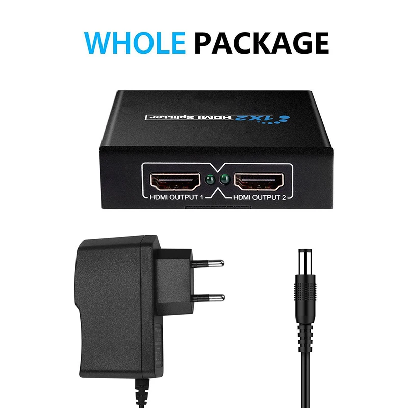 Переключатель Full HD 1080p с 2 портами HDMI переключатель 1X2 1X4 дисплей 1 в выхода