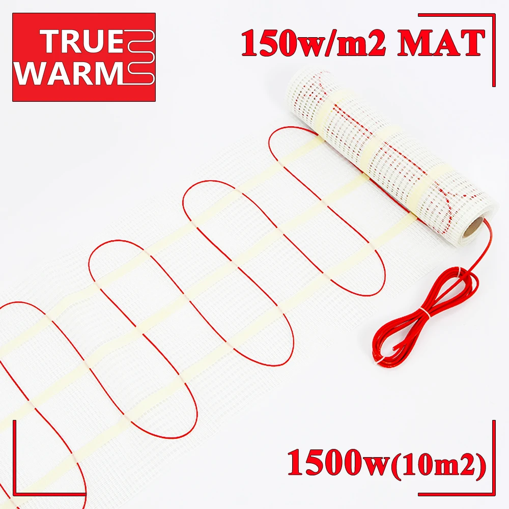 Бесплатная доставка 10M2 Электрический инфракрасный обогрев пола пленка с