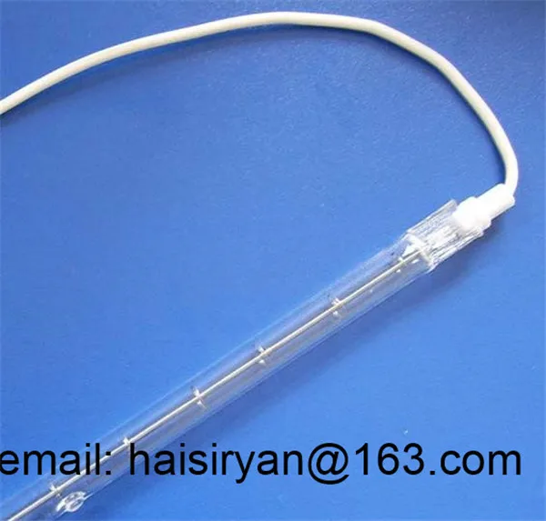 

customized 300w 350mm far Single tube Electric halogen IR quartz glass heate lamp