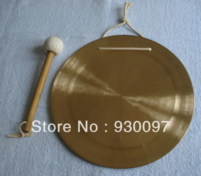 

high quality brass gong !100% handmade bronze gong,16''chinese traditional Wind GONG