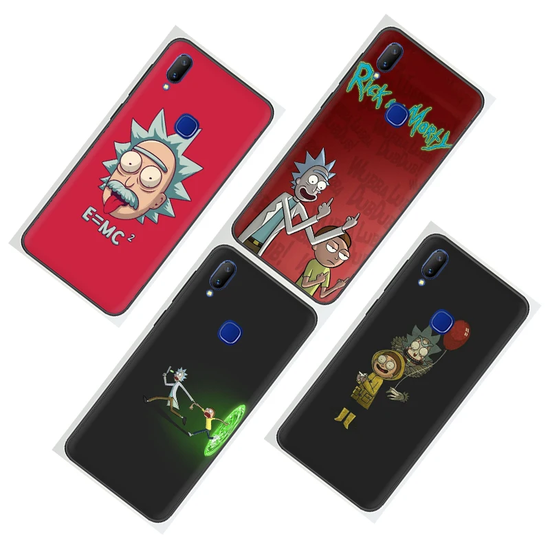 Рик и Морти силиконовый чехол для телефона для VIVO Y53 Y55 Y81 V5 V7 V9 V11 V15 Pro Y17 Y69 Y71 Y91 Y93 Y66 X9 Z5X Y11 V17 U3 Y5S