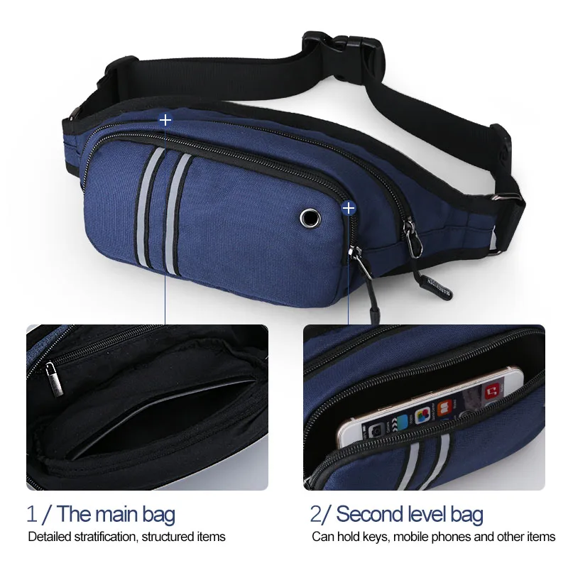 2019 Mark Ryden мужские сумки на пояс в повседневном стиле водонепроницаемые холщовые