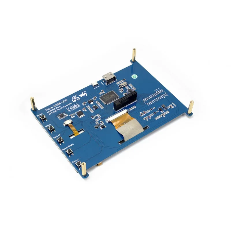 7 дюймовый HDMI LCD 1024*600 резистивный сенсорный ЖК дисплей планшет интерфейс для Raspberry