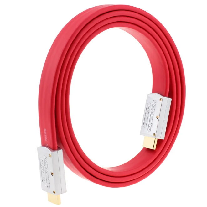 4 К HDMI 2.0 плоский кабель Провода мужчинами с металлической головкой 1 м 1.5 м 2 м 3 м 5 м 10 м 15 м 20 м 25 м 30 м 40 м 50 м 19+ 1 стандартный сертифицированных