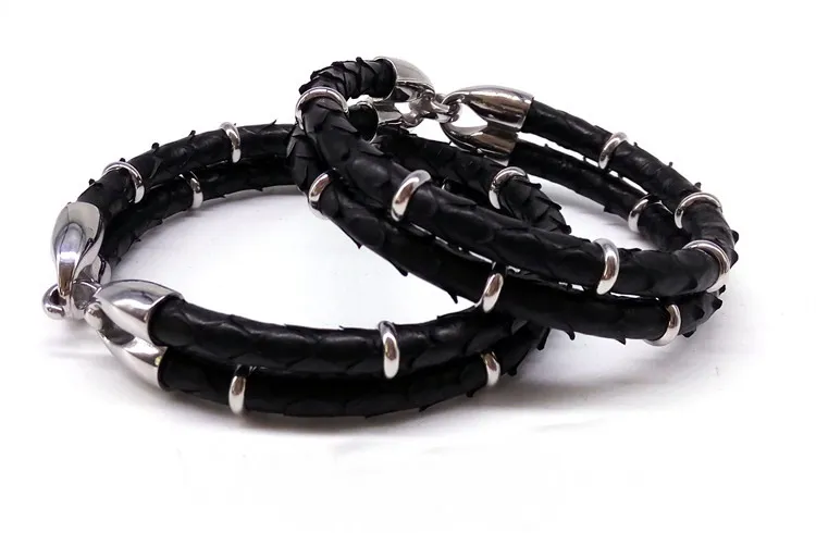 BC роскошный мужской браслет из кожи питона|men bangle|bangle menluxury bangle |