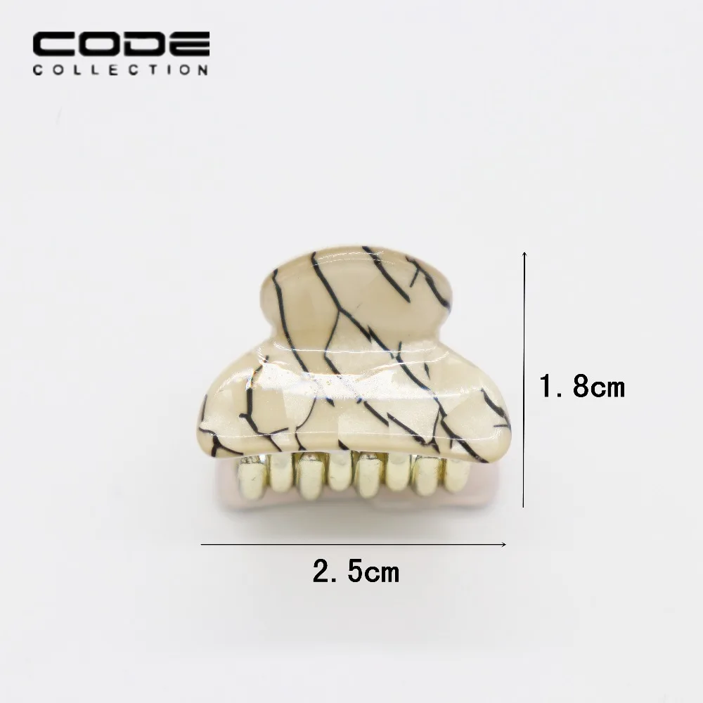 4pcs/set High Quality Cute Gold Color Marbling Concise Hair Claw For Women Girl Wedding Jewelry Accessories Holiday Gift | Украшения и