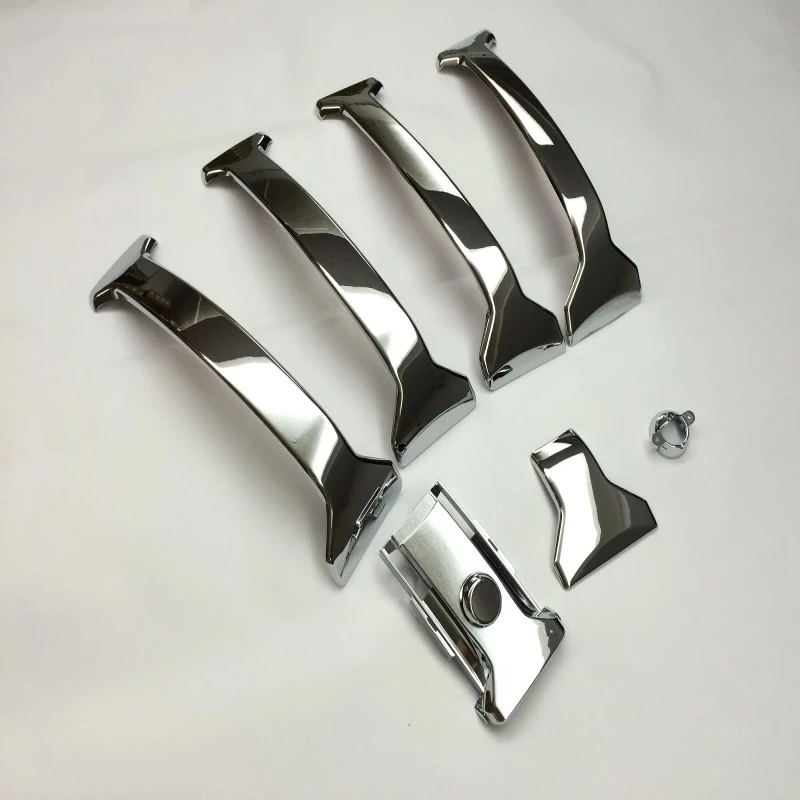 

Accessories For Toyota Land Cruiser Prado J150 2014 2015 2016 ABS Chrome Exterior Front Center Racing Grill Grille Cover Trims
