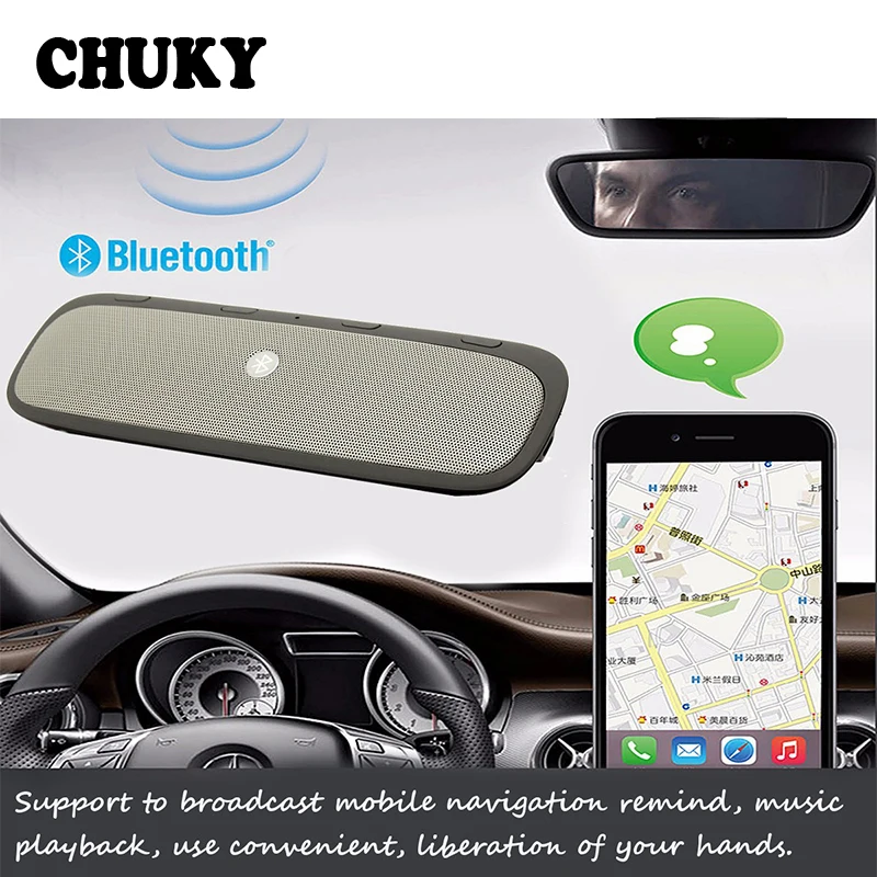 CHUKY Bluetooth автомобильный комплект громкой связи беспроводной динамик для Skoda Octavia a7
