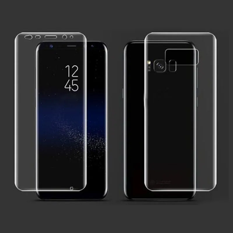 Для samsung Galaxy S9 S8 Plus S7 S6 Edge Защита экрана для Note 8 9 закаленное стекло задняя + крышка