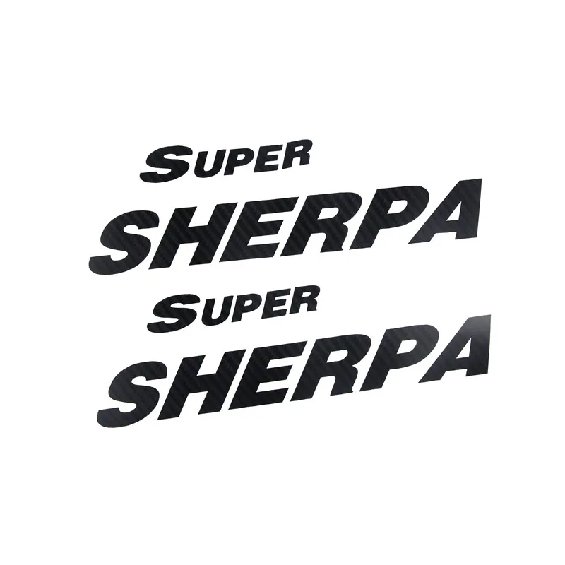 

KODASKIN Motorcycle Sticker Decal Carbon 2D for SUPER SHERPA