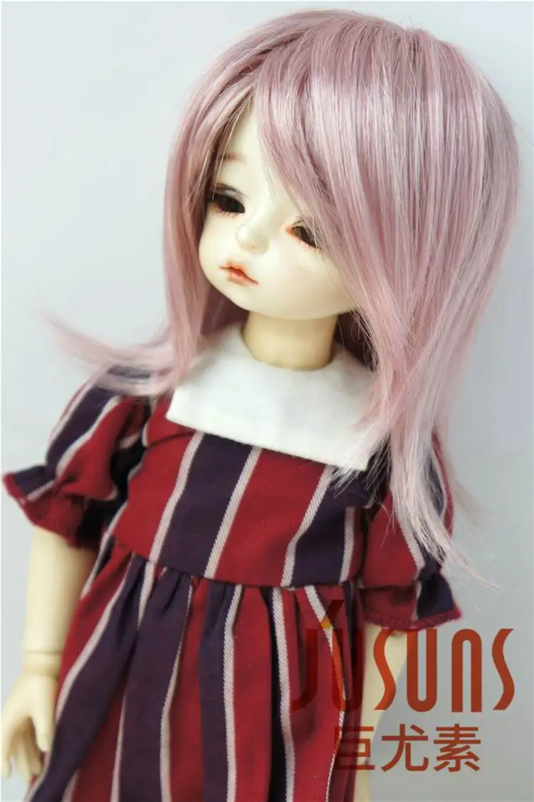 JD046 YOSD 1/6 модный синтетический парик mohai Размер 6-7 дюймов унисекс природа BJD волосы фарфоровая кукла волосы винил кукла парик
