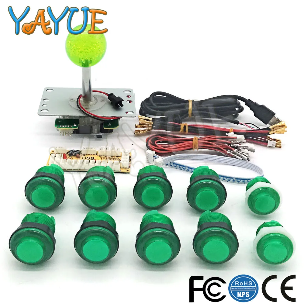 Аркадный набор 2 игрока Jamma MAME части игровой консоли DIY с светодиодный джойстик 5Pin