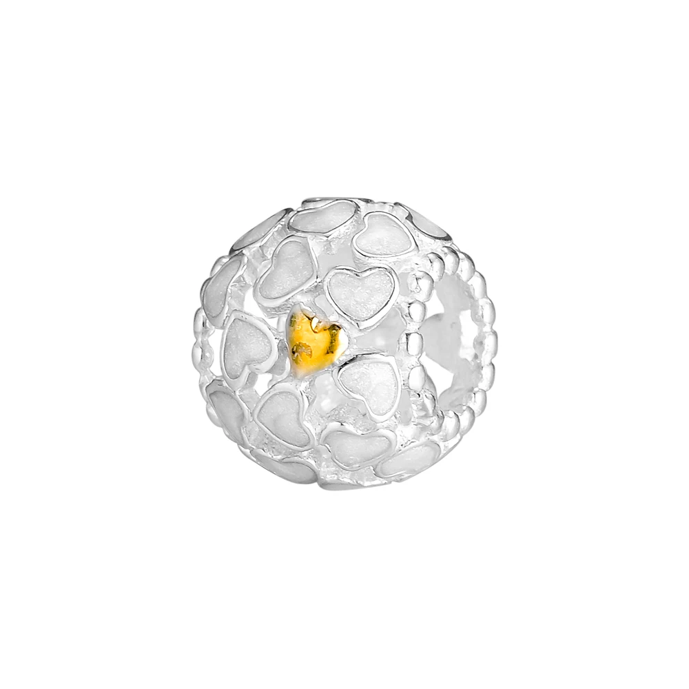 Синий CKK Fit Pandora Браслеты праздничный венок амулеты 925 оригинальные бусины из стерлингового серебра для бусина для изготовления украшений - Цвет: Синий