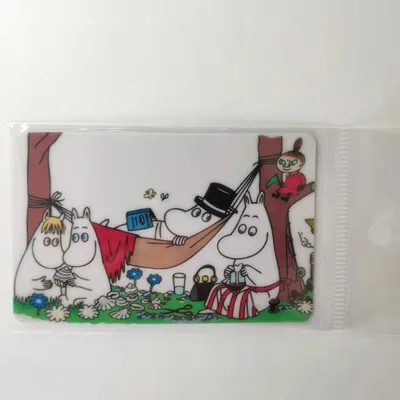16 Moomin, новинка, наклейка на автобус, карточку, игрушка, наклейка, малыш, Муми, мультяшная наклейка, милый финский персонаж, наклейка на телефон, приятный цвет, наклейка - Цвет: 16